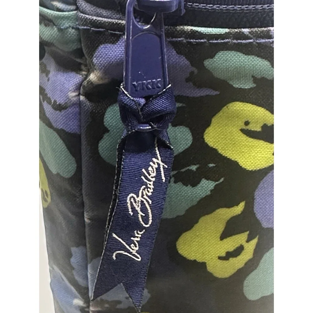 Vera Bradley Insulated Baby Bottle Holder Thermal Case Birds Print Blue Green